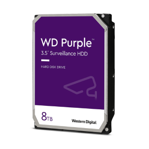 WESTERN DIGITAL HD 3,5 8TB 5640RPM 128MB PURPLE SATA3 VIDEOSORVEGLIANZA