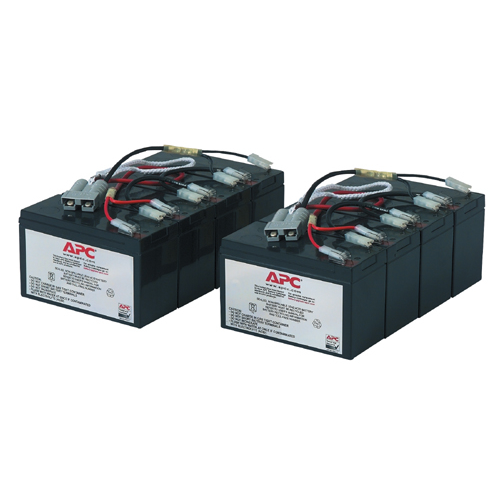 APC Replacement Battery Cartridge #12 - Batteria UPS - 2 batteria x - Piombo - nero - per P/N: DL5000RMT5U, SU3000R3IX160, SU5000R5TBX114, SU5000R5TBXFMR, SU5000R5XLT-TF3