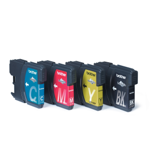 Brother Kit 4 Cartucce Ink Colore LC1100VALBP/Blister per DCP395CN - DCPJ715W - MFC5490CN - MFC5890CN - MFC5895CW - MFC6490CW - MFC6890CDW - MFCJ615W