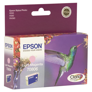 EPSON SUPPLIES T0806 Cartuccia inchiostro magenta-chiaro EPSON Claria, nella nuova confezione blister RS