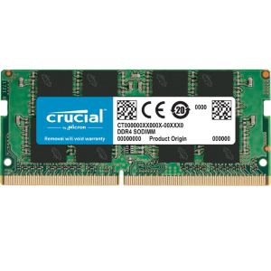 Crucial - DDR4 - modulo - 16 GB - SO DIMM 260-pin - 1600 MHz / PC4-25600 - CL22 - 1.2 V - senza buffer - non ECC