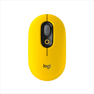 Logitech POP - Mouse - emoji personalizzabili - ottica - 4 pulsanti - senza fili - Bluetooth 5.1 LE - blast
