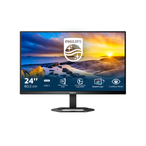 Philips 24E1N5300AE - 5000 Series - monitor a LED - 24" (23.8" visualizzabile) - 1920 x 1080 Full HD (1080p) @ 75 Hz - IPS - 300 cd/m² - 1000:1 - 1 ms - HDMI, DisplayPort, USB-C - altoparlanti - nero testurizzato