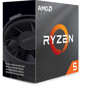 AMD PROCESSORI CPU AMD RYZEN5 5600 AM4 3,5GHZ NOVG 6CORE BOX 32MB 64BIT 65W NO VGA