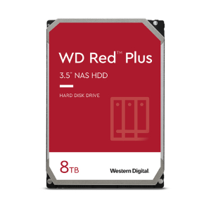 WESTERN DIGITAL HD 3,5 8TB 5400RPM 128MB RED PLUS SATA3 NAS STORAGE