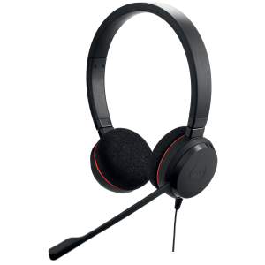 Jabra EVOLVE 20 MS Duo USB, Cancellazione di rumore, Connettivita USB e comandi