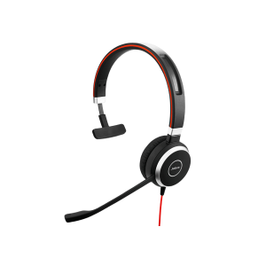 Jabra Evolve 40 UC mono - Cuffie con microfono - over ear - cablato - jack 3,5 mm