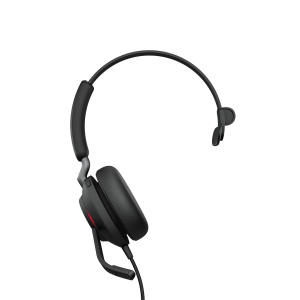 Jabra Evolve2 40 MS Mono - Cuffie con microfono - on-ear - convertibile - cablato - USB-C - isolamento dal rumore - Certificato per i team Microsoft