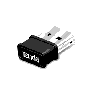 TENDA ADATTATORE USB WIRELESS 150Mb 802.11N/G/B, NANO SIZE, VERSIONE AUTO INSTALLANTE