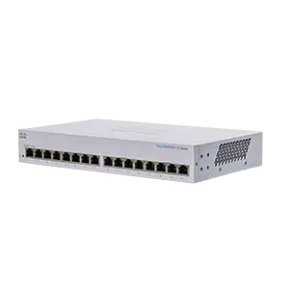 Cisco Business 110 Series 110-16T - Switch - unmanaged - 16 x 10/100/1000 - desktop, montabile su rack, montaggio a parete