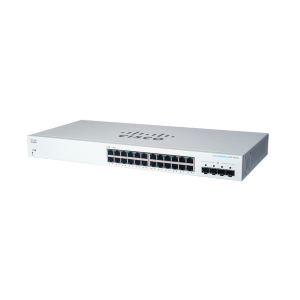 Cisco Business 220 Series CBS220-24T-4G - Switch - intelligente - 24 x 10/100/1000 + 4 x Gigabit SFP (uplink) - montabile su rack