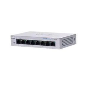 Cisco Business 110 Series 110-8T-D - Switch - unmanaged - 8 x 10/100/1000 - desktop, montabile su rack, montaggio a parete - alimentazione CC