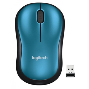 LOGITECH WIRELESS MOUSE M185 OTTICO, USB, COLORE BLU