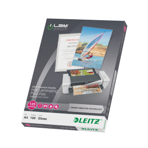 LEITZ CF100POUCHES UDT A4 125MICRON