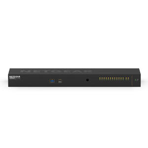 NETGEAR AV Line M4250-12M2XF - Switch - L3 - gestito - 12 x 10/100/1000/2.5G + 2 x 10 Gigabit SFP+ - flusso d'aria da laterale a laterale - montabile su rack