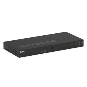 NETGEAR AV Line M4250-16XF - Switch - L3 - gestito - 16 x 10 Gigabit SFP+ - flusso d'aria da laterale a laterale - montabile su rack