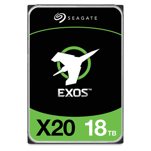 Seagate Exos X20 ST18000NM003D - HDD - 18 TB - interno - SATA 6Gb/s - 7200 rpm - buffer: 256 MB