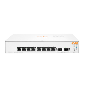 HP ENTERPRISE SWITCH 8P GIGABIT 2UPLINK ARUBA INS TANT-ON 1930