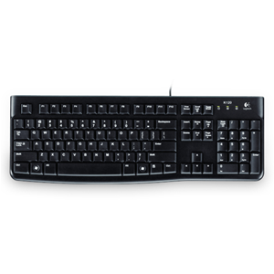 Logitech Tastiera OEM K120 Keyboard Colore Nero - Connessione USB - per Windows/Linux