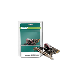 DIGITUS SCHEDA PCI EXPRESS CON 2 PORTE SERIALI 9 POLI
