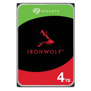 Seagate IronWolf ST4000VN006 - HDD - 4 TB - interno - SATA 6Gb/s - 5400 rpm - buffer: 256 MB - con 3 anni Seagate Recupero dei dati di salvataggio