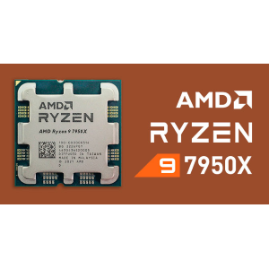 AMD Ryzen 9 7950X - 4.5 GHz - 16-core - 32 thread - 64 MB cache - Socket AM5 - PIB/WOF