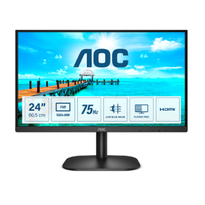 AOC MONITOR 23,8 LED VA 16:9 FHD 4MS 250 CDM,VGA/HDMI