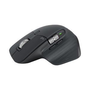 Logitech Master Series MX Master 3S - Mouse - ergonomico - ottica - 7 pulsanti - senza fili - Bluetooth, 2.4 GHz - ricevitore USB Logitech Logi Bolt - grafite