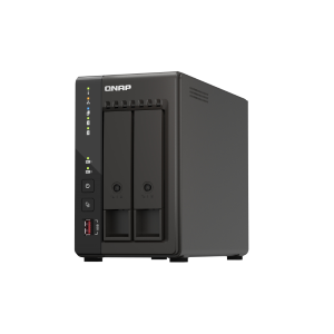 QNAP TS-253E - Server NAS - 2 alloggiamenti - SATA 6Gb/s - RAID RAID 0, 1, 5, 6, 10, 50, JBOD, 60 - RAM 8 GB - 2.5 Gigabit Ethernet - iSCSI supporto