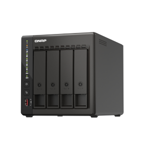 QNAP NAS TS-453E Tower 4-Bay CPU Celeron N4505 Dual Core + 8 GB DDR4 2x M.2 gen.3x1 + 2x 2.5 GbE