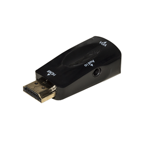 ADATTATORE HDMI TO VGA M-F CON AUDIO 3.5" LINK LKEXT11