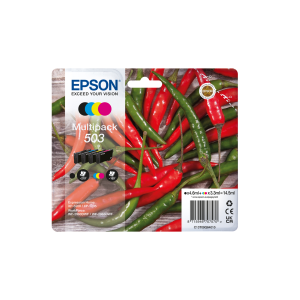Epson 503 Multipack - Confezione da 4 - nero, giallo, ciano, magenta - originale - blister - cartuccia d'inchiostro - per WorkForce WF-2960