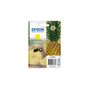 EPSON SUPPLIES Epson 604 - 2.4 ml - giallo - originale - blister - cartuccia d'inchiostro - per Expression Home XP-2200, 2205, 3200, 3205, 4200, 4205, WorkForce WF-2910, 2930, 2935, 2950