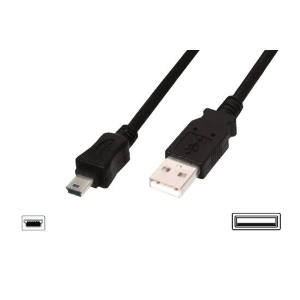 DIGITUS CAVO USB 2.0 MINI B 5 POLI MT.3