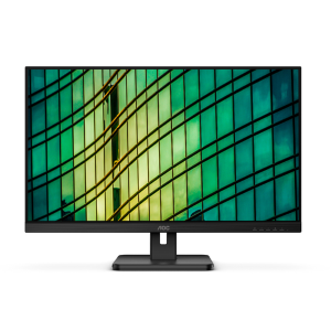 AOC 27E2QAE - Monitor a LED - 27" - 1920 x 1080 Full HD (1080p) @ 75 Hz - IPS - 250 cd/m² - 1000:1 - 4 ms - HDMI, VGA, DisplayPort - altoparlanti - nero