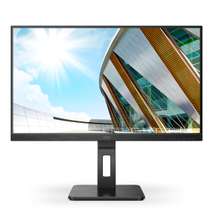 AOC Pro-line 24P2QM - P2 Series - monitor a LED - 24" (23.8" visualizzabile) - 1920 x 1080 Full HD (1080p) @ 75 Hz - VA - 300 cd/m² - 3000:1 - 4 ms - HDMI, DVI, DisplayPort, VGA - altoparlanti - nero