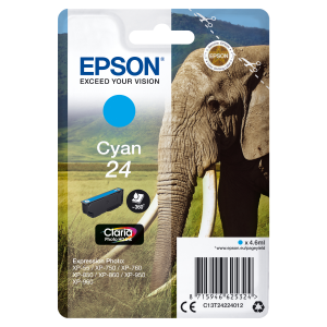 EPSON CARTUCCIA CIANO SERIE 24 ELEFANTE