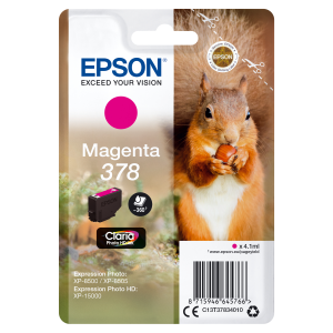 EPSON CARTUCCIA MAGENTA 378 SCOIATTOLO