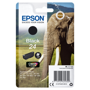 EPSON CARTUCCIA NERA SERIE 24 ELEFANTE