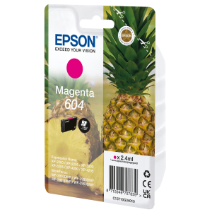 EPSON SUPPLIES Epson 604 - 2.4 ml - magenta - originale - blister con radiofrequenza / allarme acustico - cartuccia d'inchiostro - per Expression Home XP-2200, 2205, 3200, 3205, 4200, 4205, WorkForce WF-2910, 2930, 2935, 2950