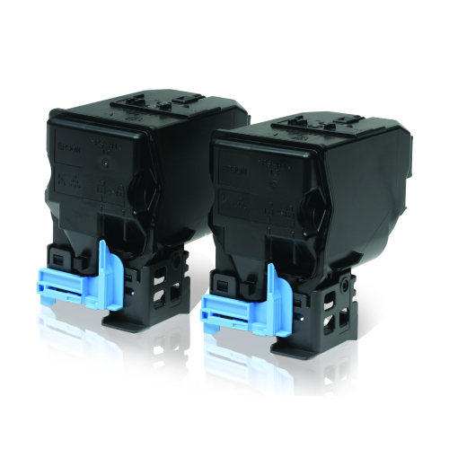 Epson Multipack - Confezione da 2 - alta capacit? - nero - originale - cartuccia toner - per AcuLaser C3900DN, C3900DTN, C3900N, C3900TN, CX37DN, CX37DNF, CX37DTN, CX37DTNF