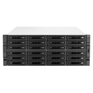QNAP TS-H3087XU-RP - Server NAS - 30 alloggiamenti - montabile in rack - SATA 6Gb/s - RAID 0, 1, 5, 6, 10, 50, 60, JBOD - RAM 64 GB - 2.5 Gigabit Ethernet / 10 Gigabit Ethernet - iSCSI supporto - 4U