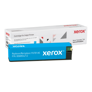 XEROX SUPPLIES Everyday - Alta resa - ciano - compatibile - cartuccia d'inchiostro (alternativa per: HP F6T81AE) - per HP PageWide Managed MFP P57750, P55250, PageWide Pro 452, 477