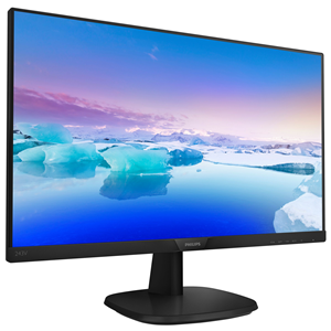 Philips V-line 243V7QDSB - Monitor a LED - 24" (23.8" visualizzabile) - 1920 x 1080 Full HD (1080p) @ 60 Hz - IPS - 250 cd/m² - 1000:1 - 5 ms - HDMI, DVI-D, VGA - nero testurizzato