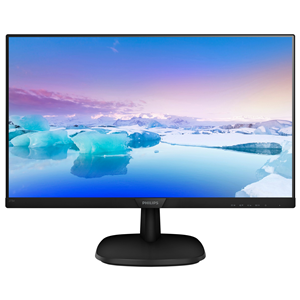 Philips V-line 273V7QJAB - Monitor a LED - 27" - 1920 x 1080 Full HD (1080p) @ 60 Hz - IPS - 250 cd/m² - 1000:1 - 5 ms - HDMI, VGA, DisplayPort - altoparlanti - nero, nero testurizzato