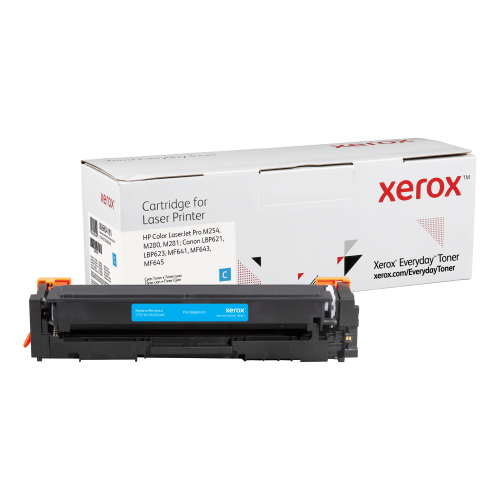 Xerox Everyday - Ciano - compatibile - cartuccia toner (alternativa per: Canon CRG-054HC, HP 203X) - per Canon ImageCLASS LBP622, MF641, MF642, MF644, HP Color LaserJet Pro MFP M280, MFP M281