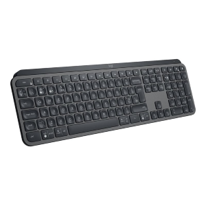 Logitech MX Keys - Tastiera - retroilluminato - Bluetooth, 2.4 GHz - QWERTY - italiana - grafite