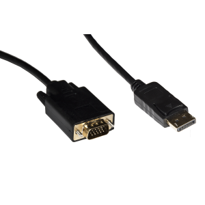 LINK CAVO DISPLAYPORT 1.2 MASCHIO - VGA 15 POLI MASCHIO CONTATTI DORATI MT 1