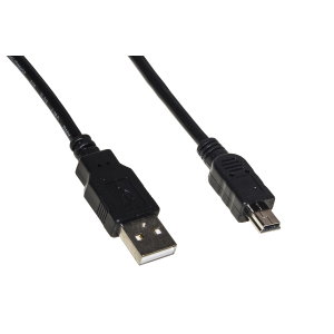 LINK CAVO USB 2.0 MINI B 5 POLI PER RICARICA O TRASMISSIONE DATI IN RAME MT.1,8