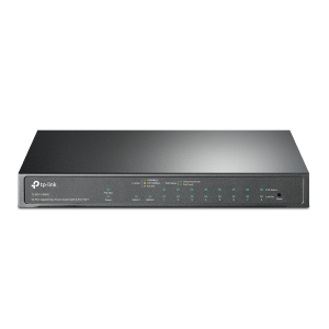 TP-Link TL-SG1210MPE V2 - Switch - intelligente - 8 x 10/100/1000 (PoE+) + 1 x 10/100/1000 + 1 x combo Gigabit SFP/RJ-45 - montaggio a parete - PoE+ (123 W)